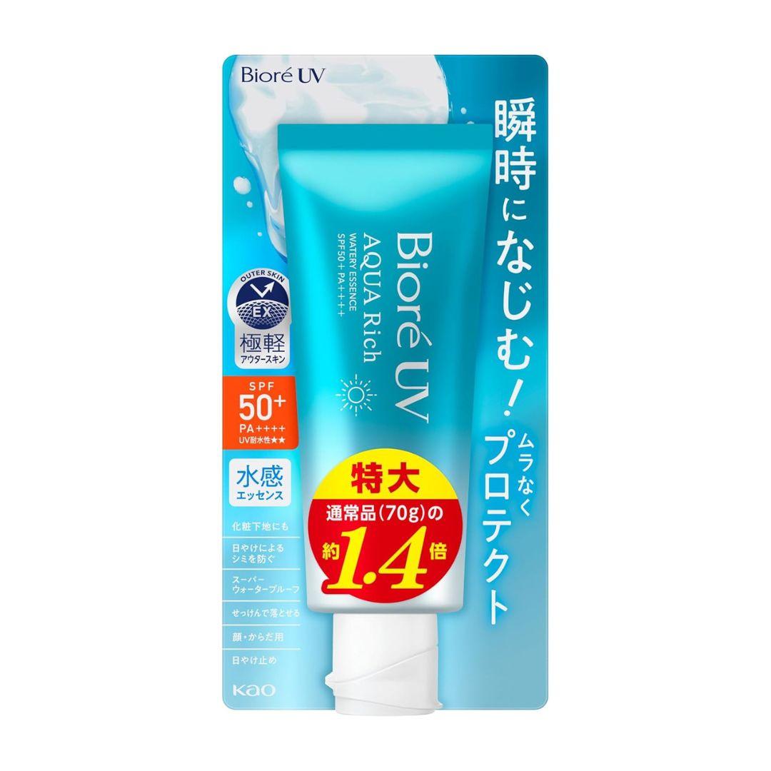 花王 ビオレUV アクアリッチ ウォータリーエッセンス SPF50+ PA++++ 大容量 100g