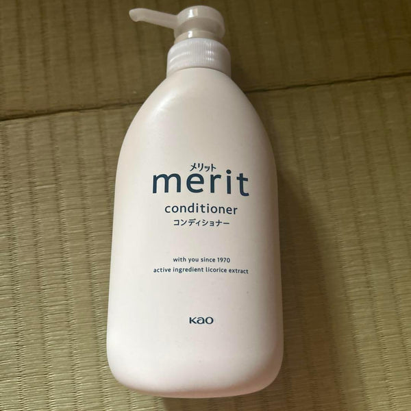 花王 メリット パラベンフリー コンディショナー すこやかな頭皮のために ポンプボトル 450ml