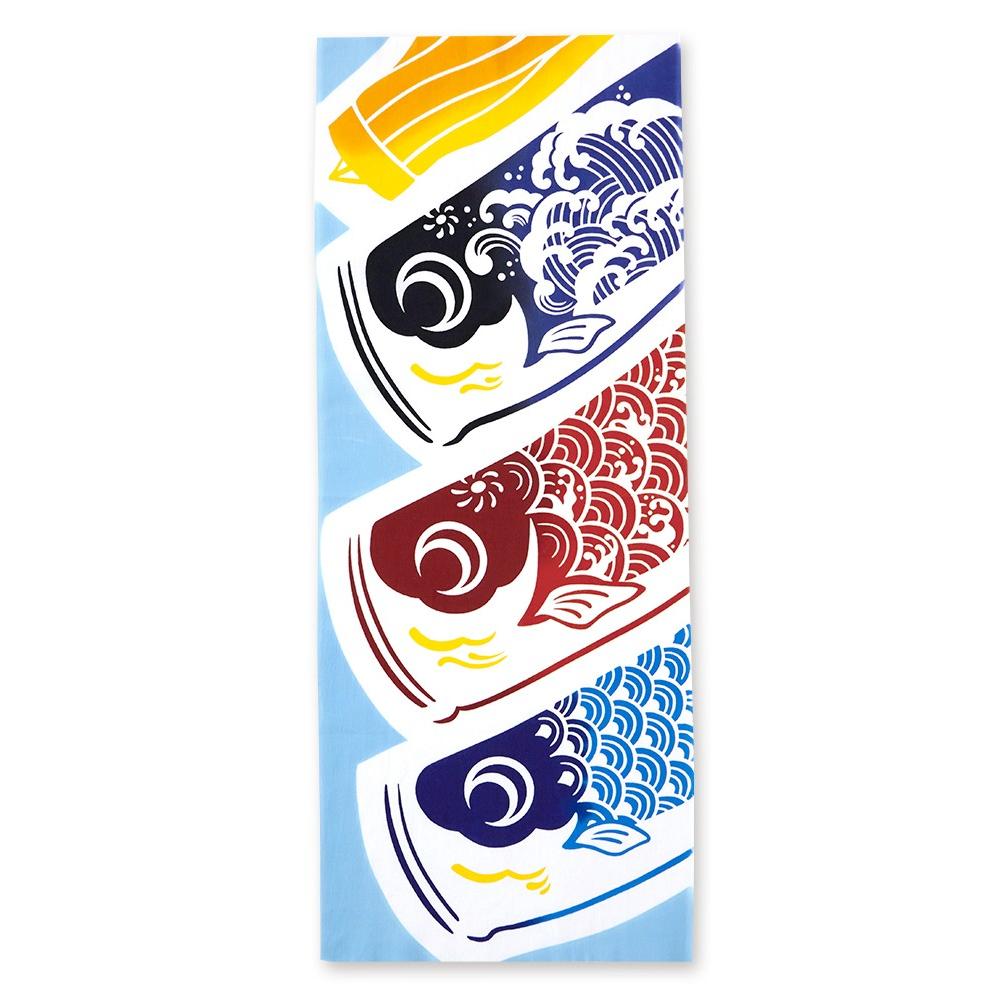 ケネマてぬぐい 飛鯉 日本の伝統的な手染め布