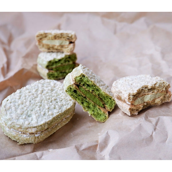 清泉ダックワーズ 宇治抹茶&ほうじ茶小麦不使用ケーキ詰め合わせ 10個入