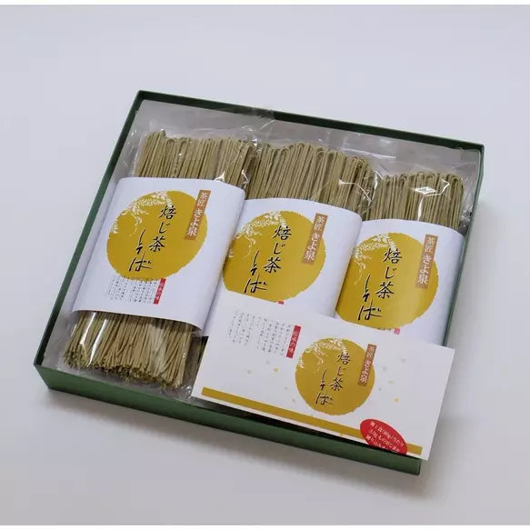 清泉 ほうじ茶香るほうじ茶そば 3袋パック