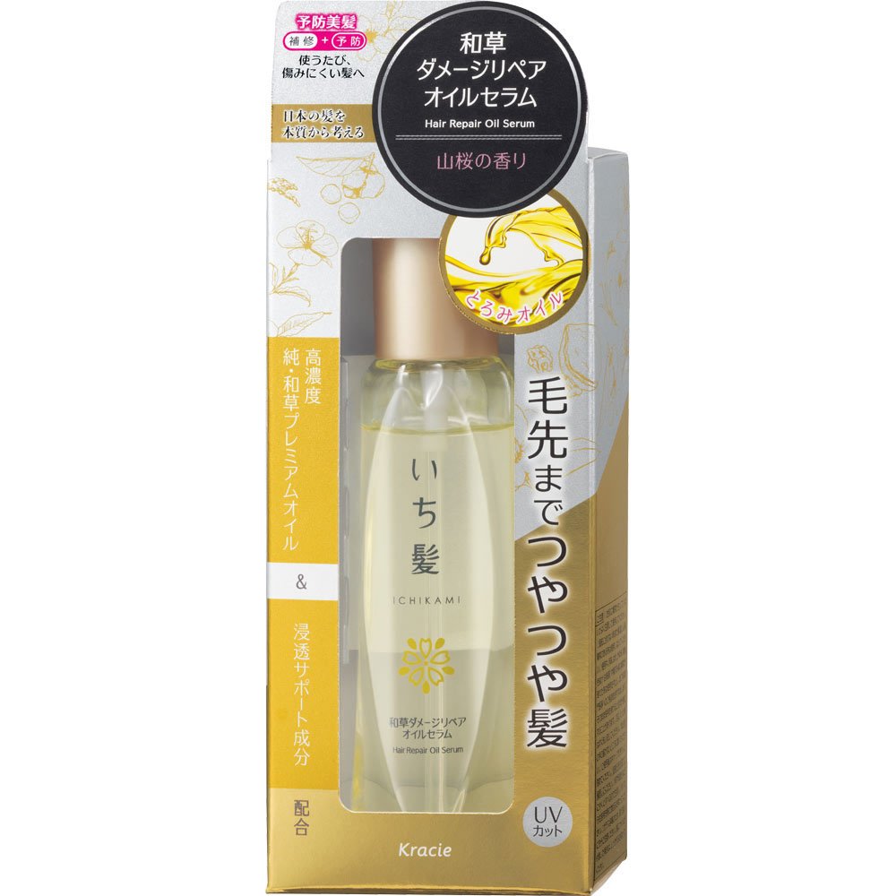 クラシエ いち髪 和漢植物ダメージリペアオイルヘアセラム 60ml