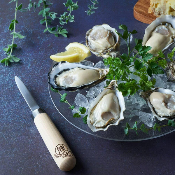 熊谷手造りオイスターナイフ 一粒牡蠣用 8cm