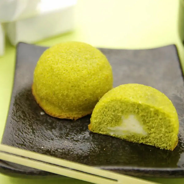 京都抹茶シフォンケーキ カスタードクリームたっぷりソフトケーキ 12個入