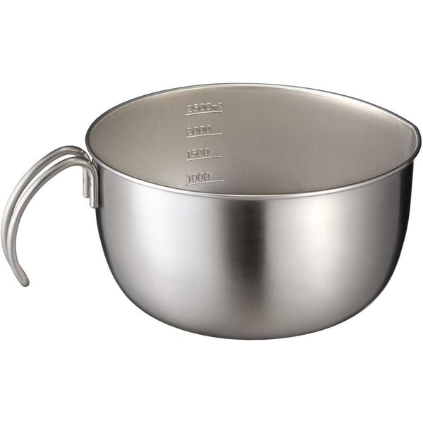 Leye 大容量ミキシングボウル ハンドル&注ぎ口付き 3L