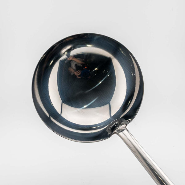 軽量日本製ステンレス製中華鍋用レードル(容量320ml)⌀130mm