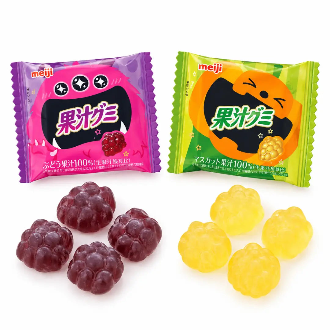 明治 ハロウィン グミ グレープ＆マスカット アソート 12袋入り