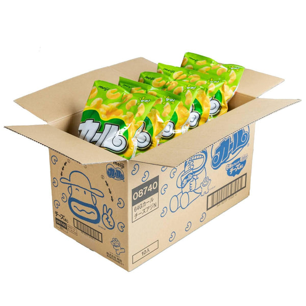 明治 カールチーズカール コーンパフスナック(10袋入り)