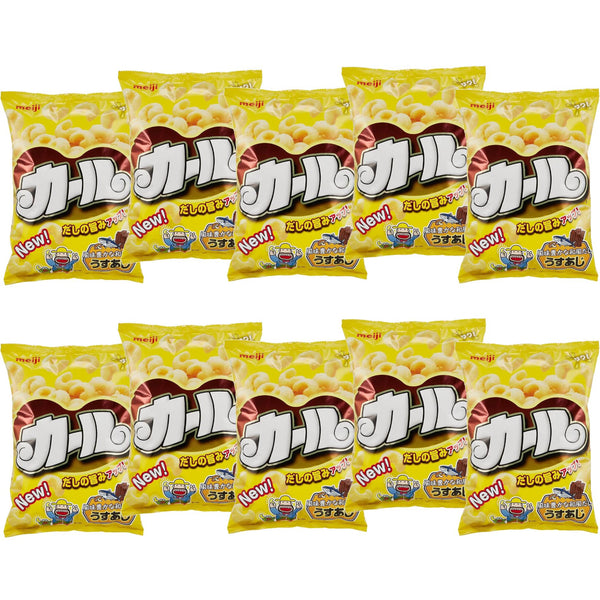明治 カール ライトソルトコーン パフカール スナック(10袋入り)