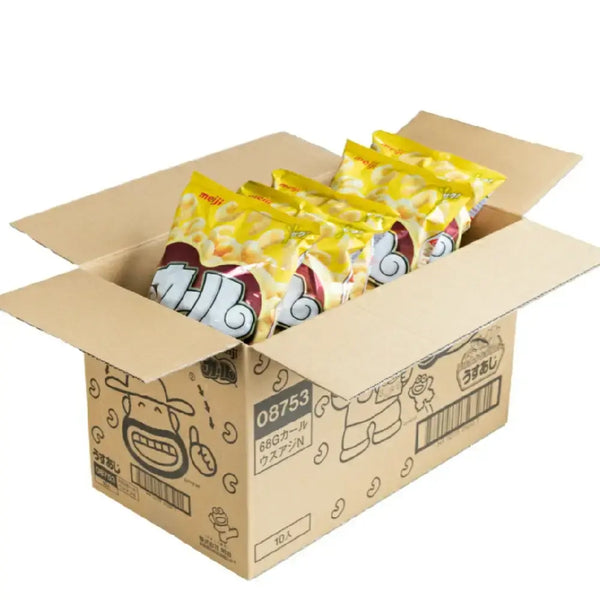 明治 カール ライトソルトコーン パフカール スナック(10袋入り)