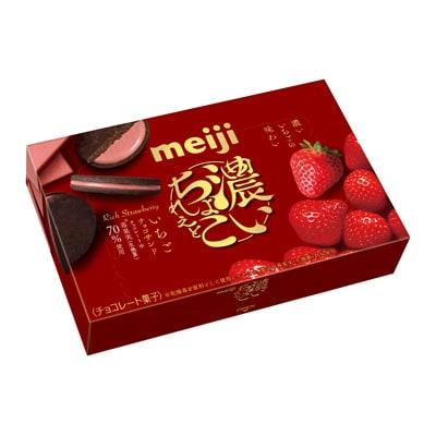 明治 濃厚チョコレート チョコレートサンド ストロベリーサンドビスケット(5個入り)