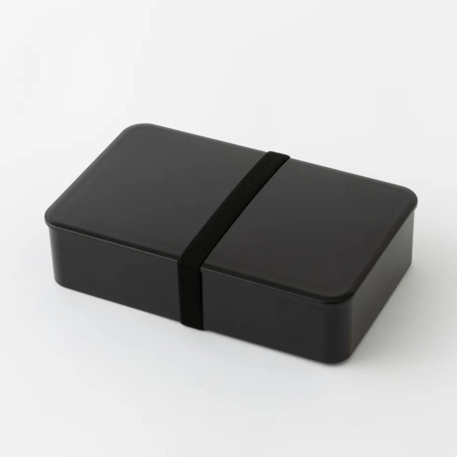 ミニマリストブラック電子レンジ対応弁当箱大容量1000ml