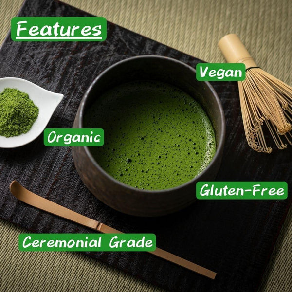 森半 オーガニック認証 宇治抹茶 緑茶パウダー 30g