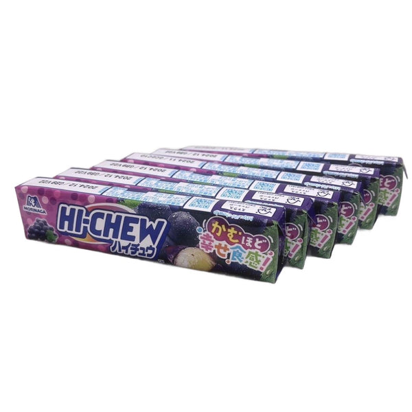 森永ハイチュウ 和風ソフトキャンディ グレープ味 12個入り(6個パック)
