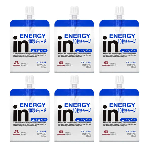 森永 inゼリー エナジードリンク マスカット風味 180g×6個