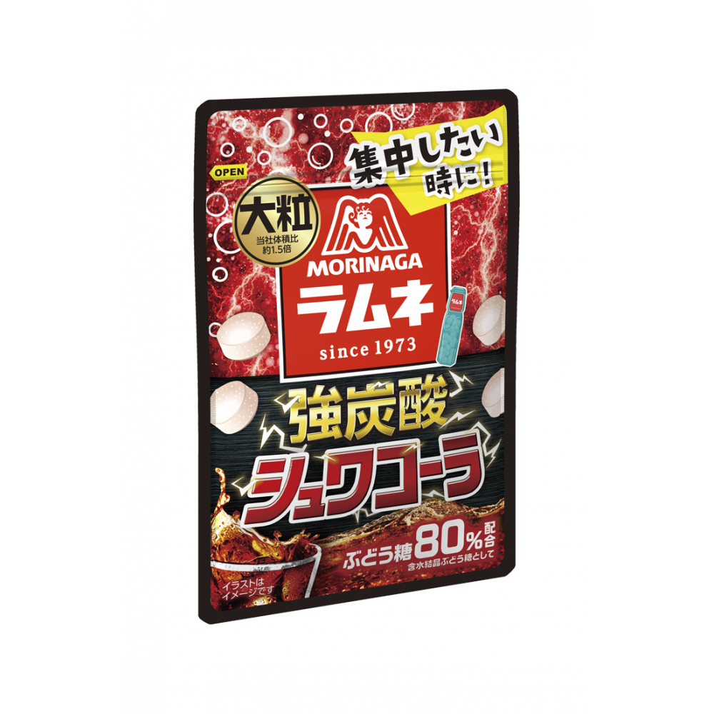 森永ラムネ 強炭酸キャンディ スパークリングコーラ味 25g