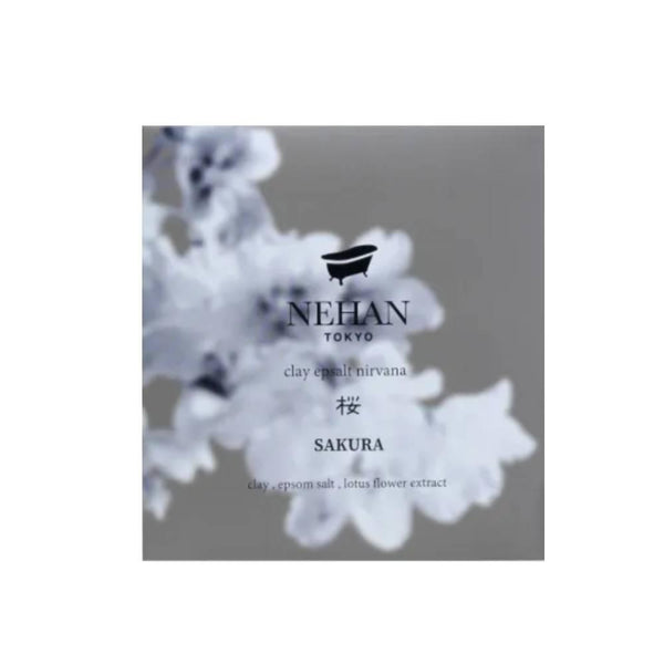 ネハントーキョー クレイバス&バスソルト チェリーブロッサムブレンド 100g