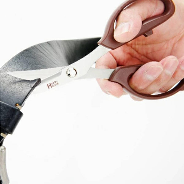 ニッケン 革鋏 強力型 布・皮革用 180mm