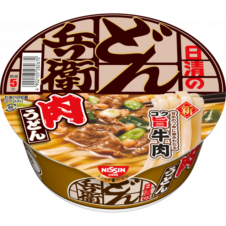 日清 どん兵衛 肉うどん インスタント麺 86g (3個パック)