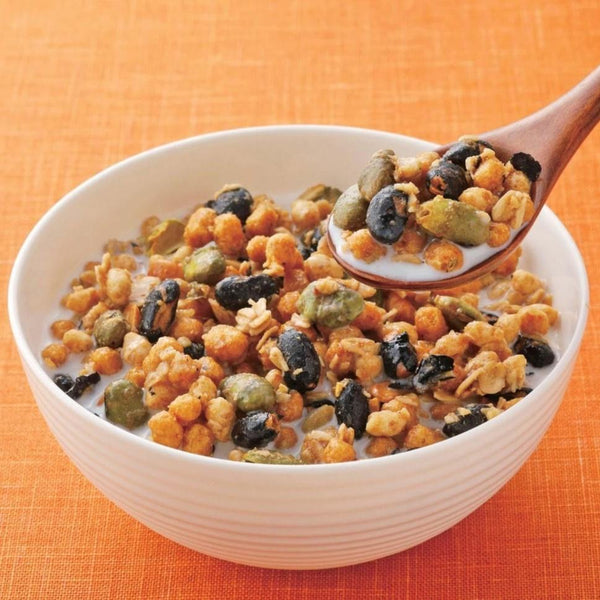 日清 五郎蔵 黒豆グラノーラ 黒蜜きなこ味 320g