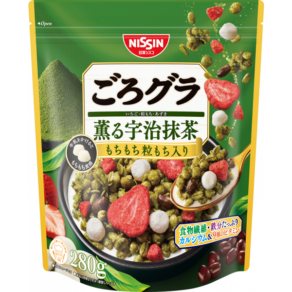 日清 ごろぐら 宇治抹茶グラノーラ いちごとお餅入り 280g
