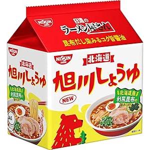 日清ラーメン屋さん 旭川醤油ラーメン インスタントラーメン 5食