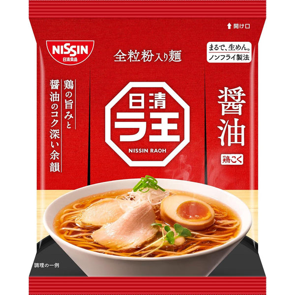 日清「ラオウ」醤油ラーメン ノンフライ麺 3食入り