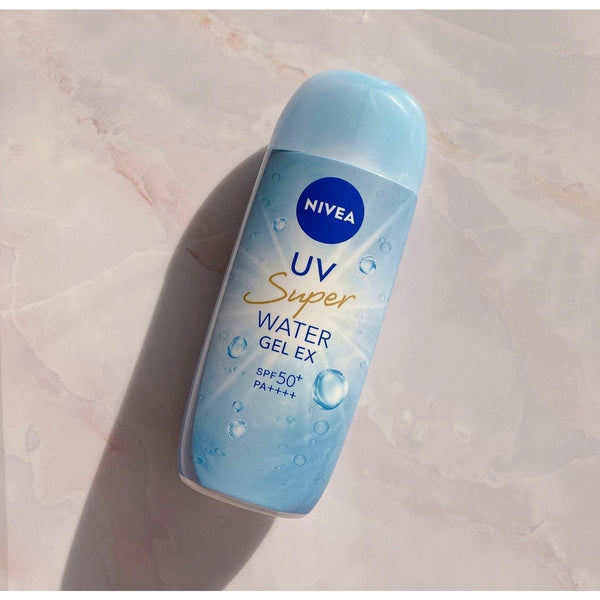 ニベアUV スーパーウォータージェルEX ウォータープルーフ日焼け止め SPF50+ 80g
