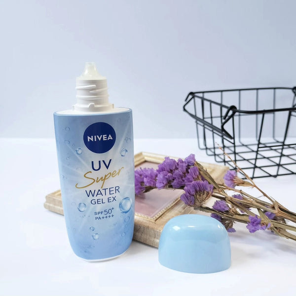 ニベアUV スーパーウォータージェルEX ウォータープルーフ日焼け止め SPF50+ 80g