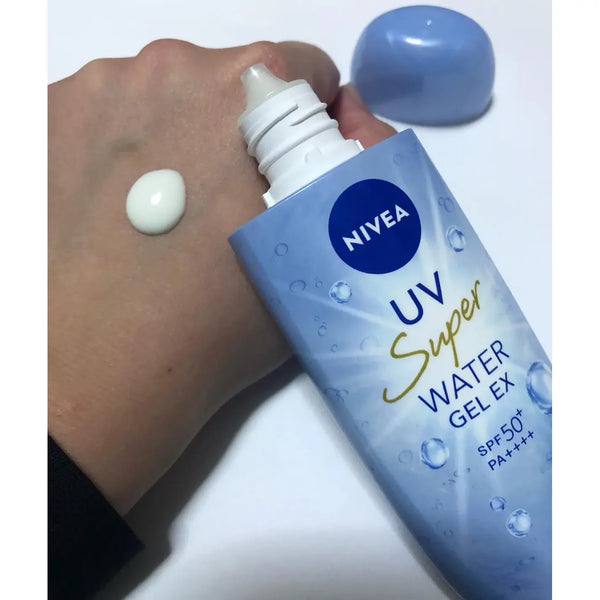 ニベアUV スーパーウォータージェルEX ウォータープルーフ日焼け止め SPF50+ 80g