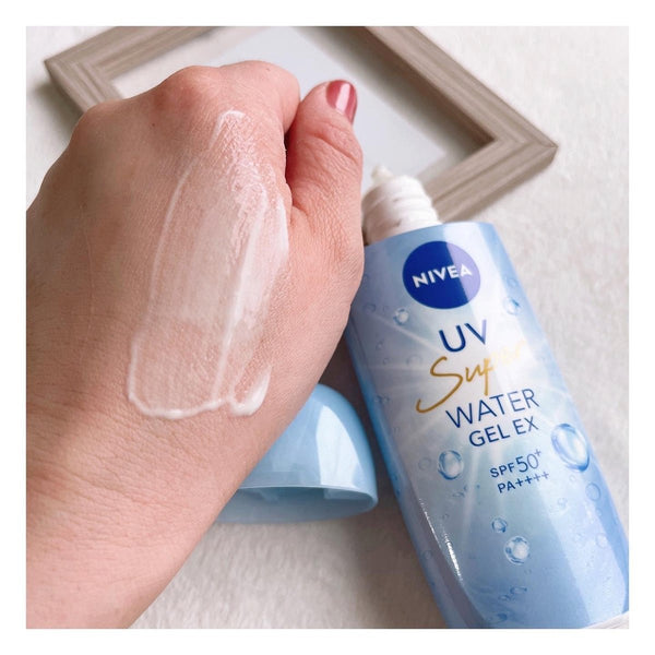 ニベアUV スーパーウォータージェルEX ウォータープルーフ日焼け止め SPF50+ 80g