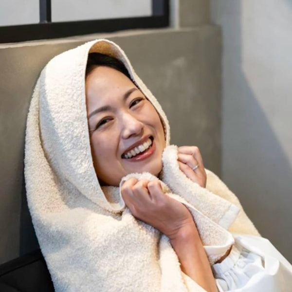 おぼろ オーガニックコットン バスタオル やわらか やさしく 速乾 60×120cm