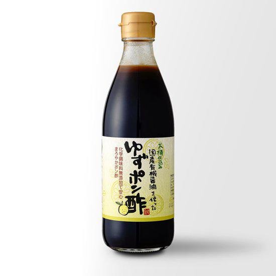 足立 有機醤油とすだちの柚子ポン酢 360ml