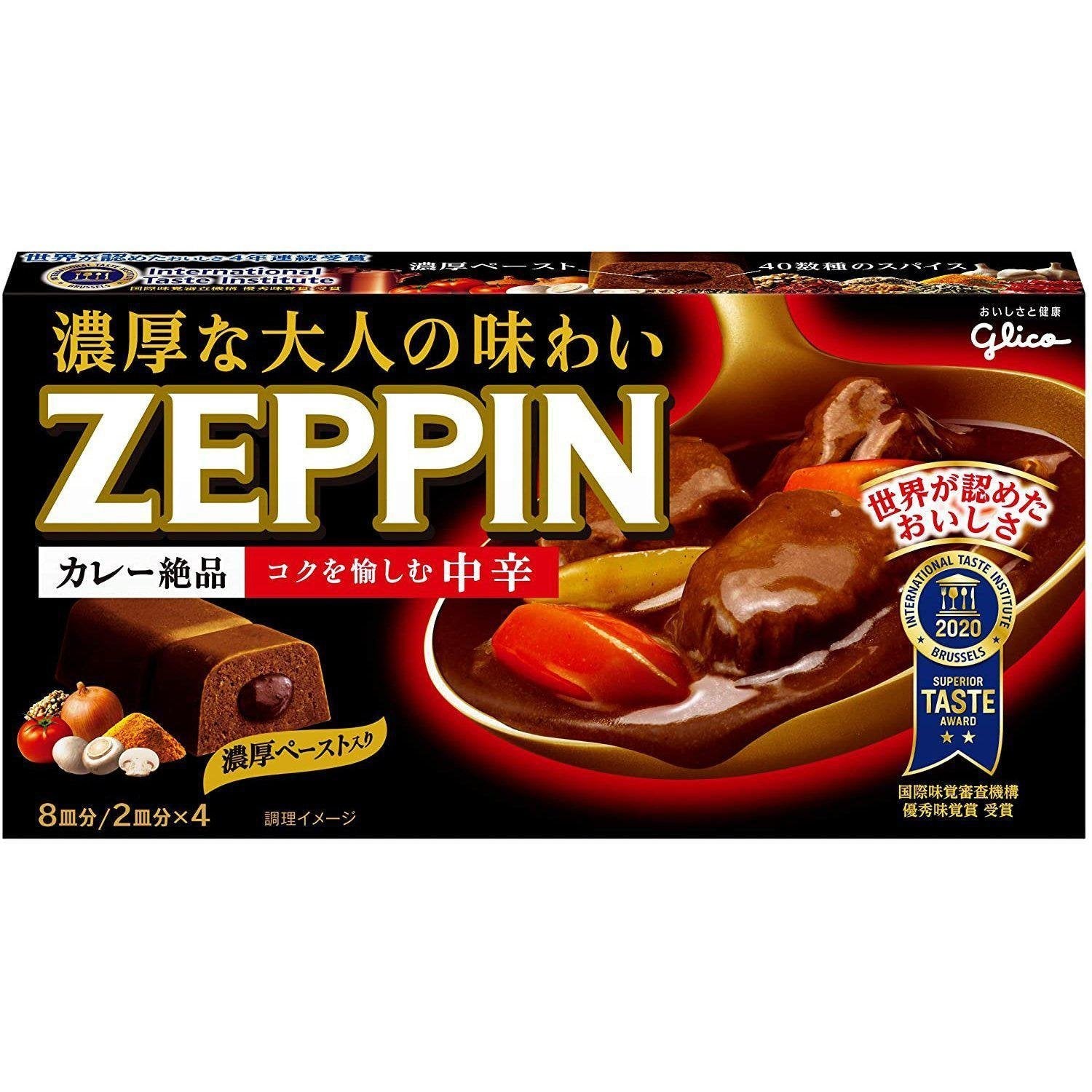 グリコ ゼッピン カレールーブロック 中辛 175g