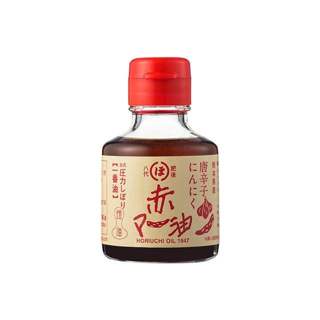 堀内あかまゆ ピリ辛黒にんにくラー油 80g