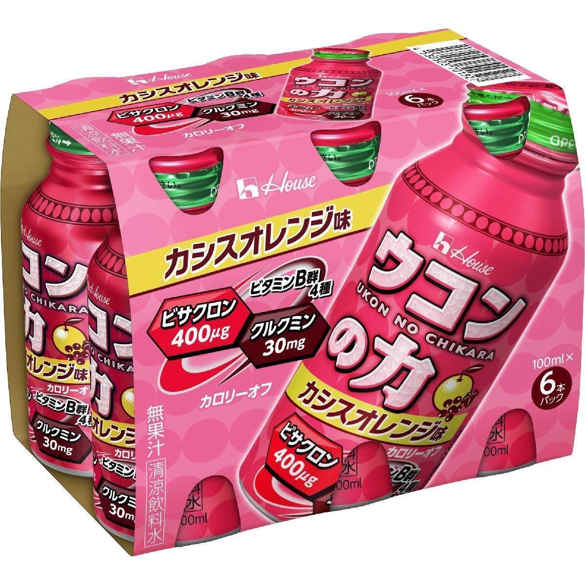 ハウス ウコンの力 ウコンサプリメントドリンク カシスオレンジ風味 6本