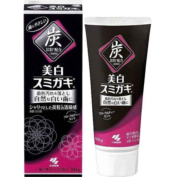 小林炭 チャコールクリーン ホワイトニング 歯磨き粉 90g