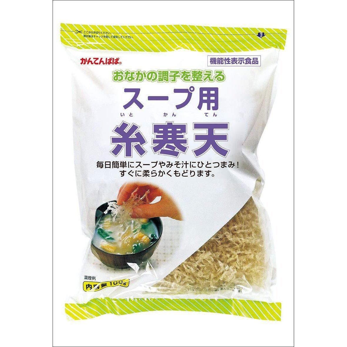 かんてんパパ 伊藤寒天 スープ用寒天糸 100g