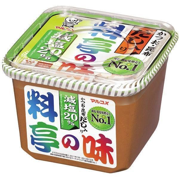 マルコメ 料亭の味 だし入り味噌 減塩 750g