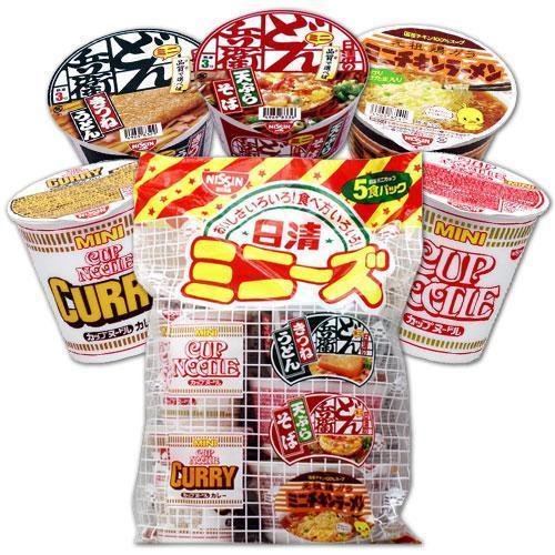 日清 ミニインスタントカップヌードル アソート 5カップ