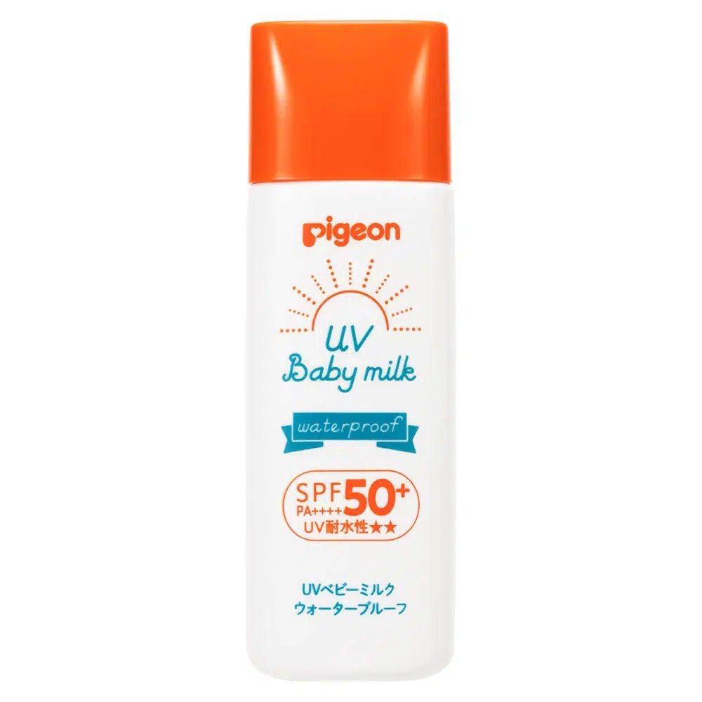 ピジョン ベビー日焼け止め UV ベビーミルク ウォータープルーフ SPF50+ 50g