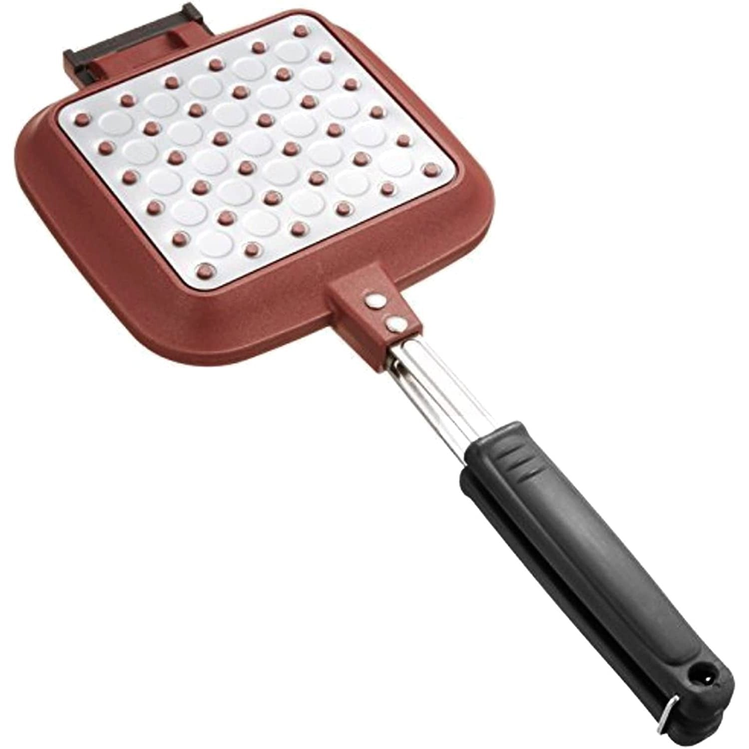 杉山金属 ホットサンドメーカー スマイルクッカーDX ワインカラー KS-2881