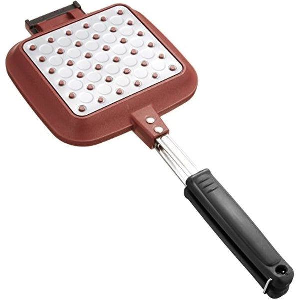 杉山金属 ホットサンドメーカー スマイルクッカーDX ワインカラー KS-2881