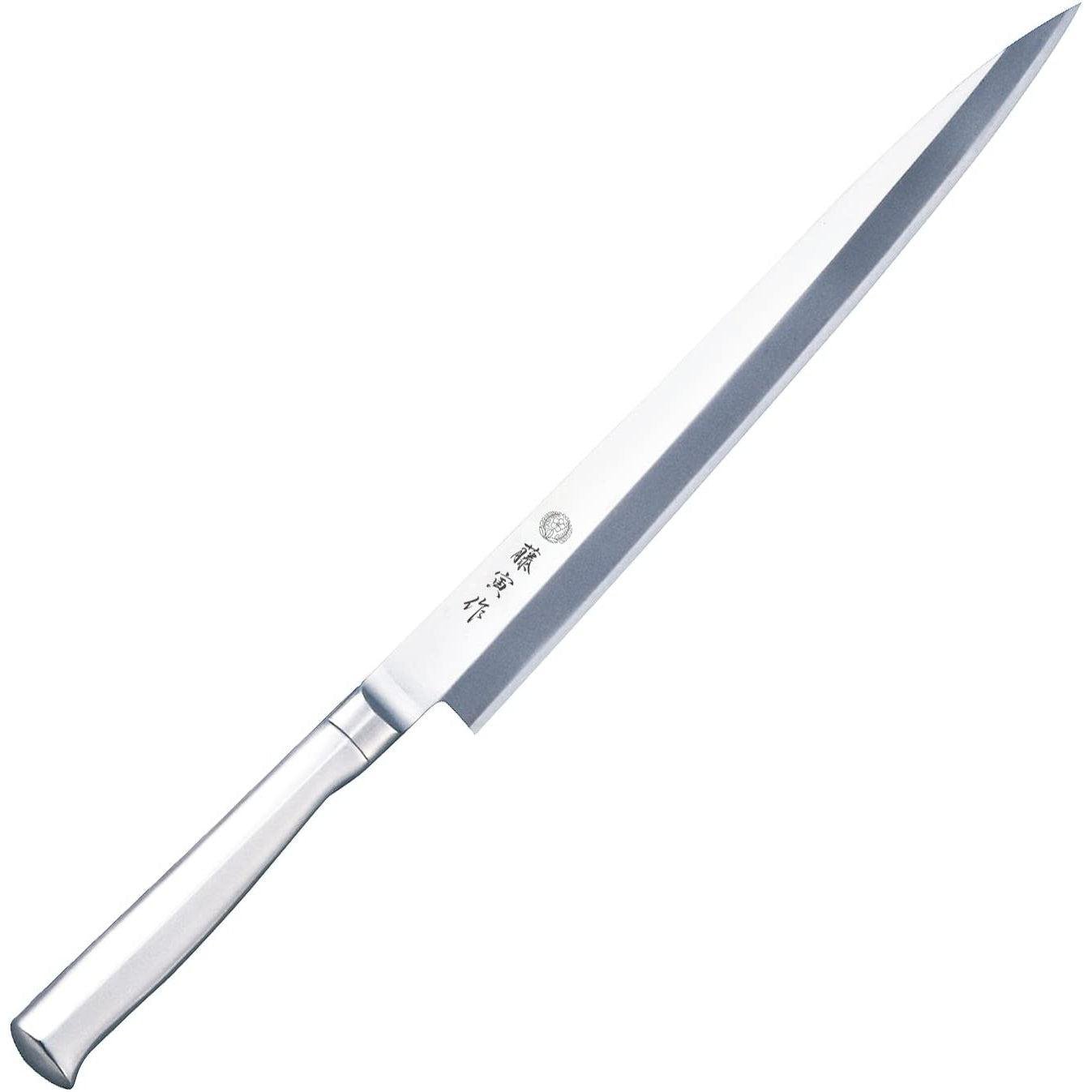 藤次郎 藤寅 モリブデンバナジウム鋼 オールメタル柳刃包丁 300mm FU-624