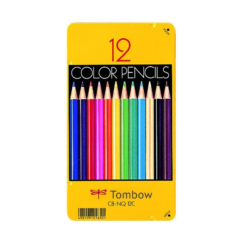 トンボ鉛筆 色鉛筆 12色 CB-NQ12C