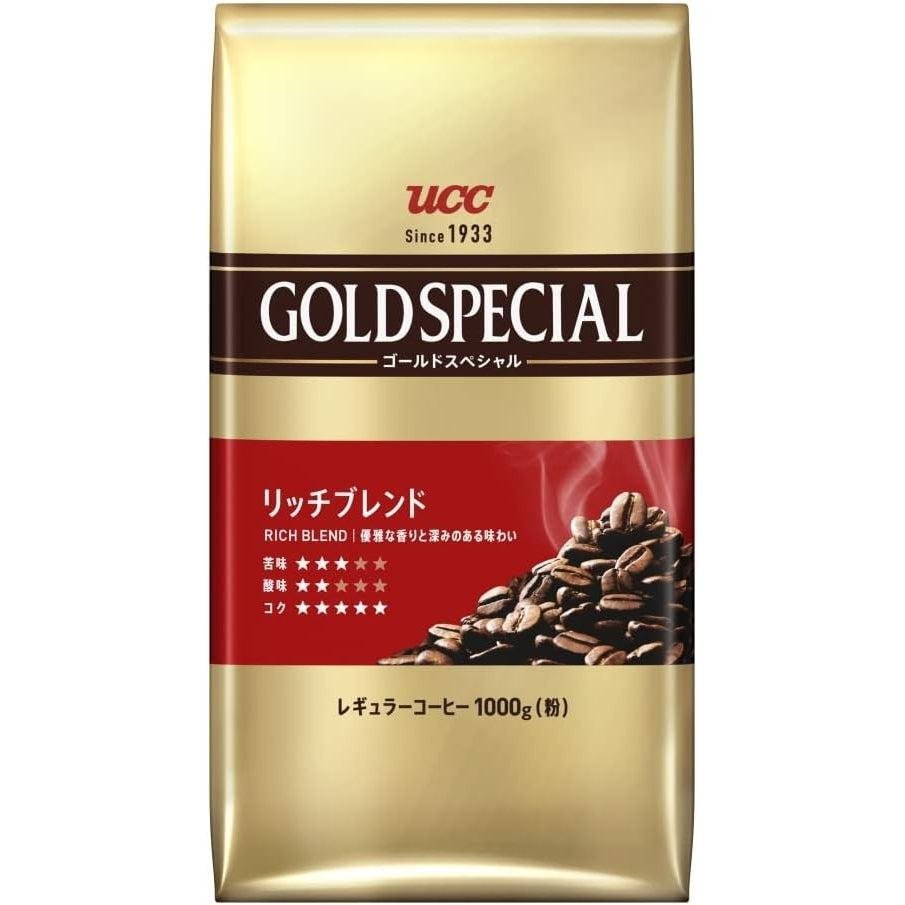 UCC ゴールドスペシャル 挽きコーヒー リッチブレンド 1000g
