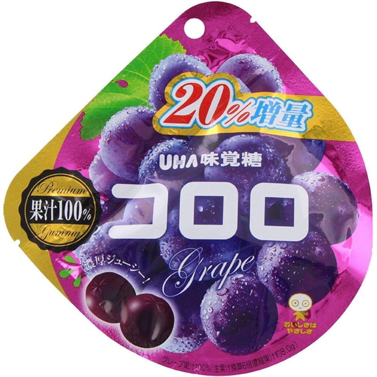 UHA味覚糖 ころろぶどうグミ 40g