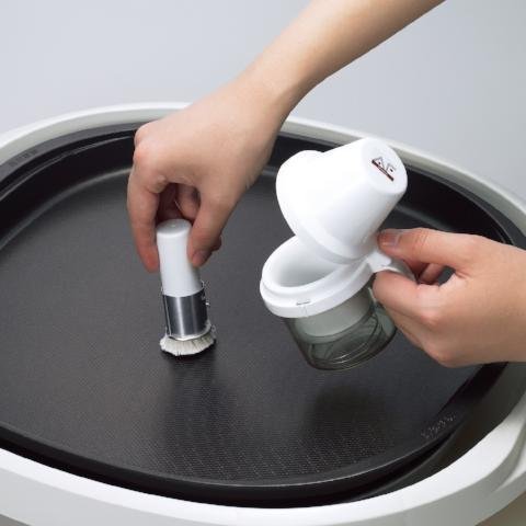 LEC オイルスプレッダーブラシアプリケーター 調理用 K787 - ホワイト