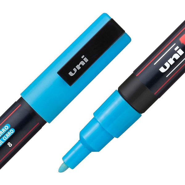 三菱 ユニ ポスカ ペイントマーカーセット 8色 PC-3M 8C