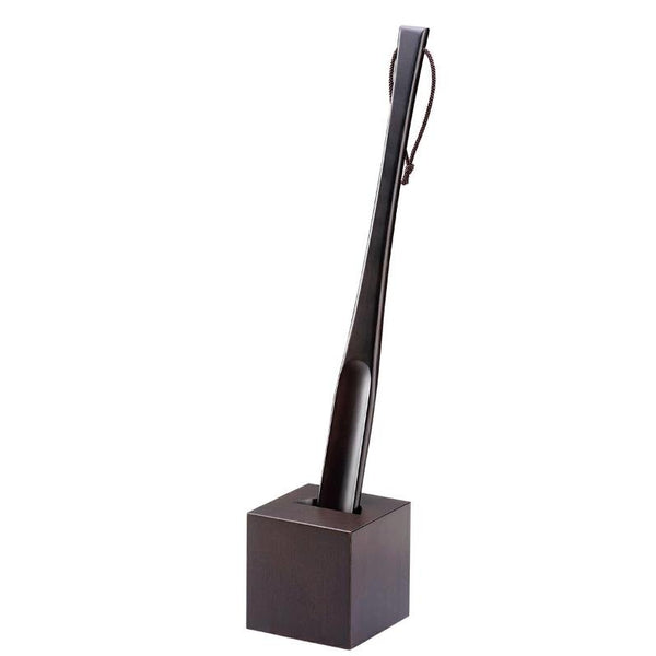 ナカタハンガー 日本製 ブラウン 木製 シューホーンボックス 100mm